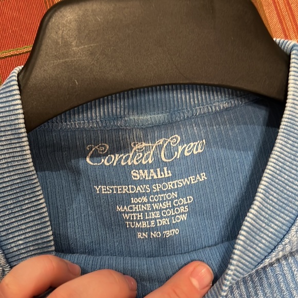 Corded Crew Sweatshirt - Picture 3 of 3